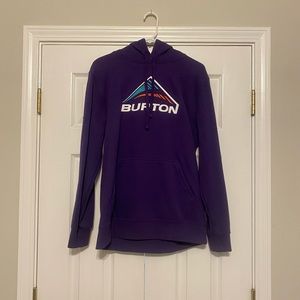 Burton purple hoodie